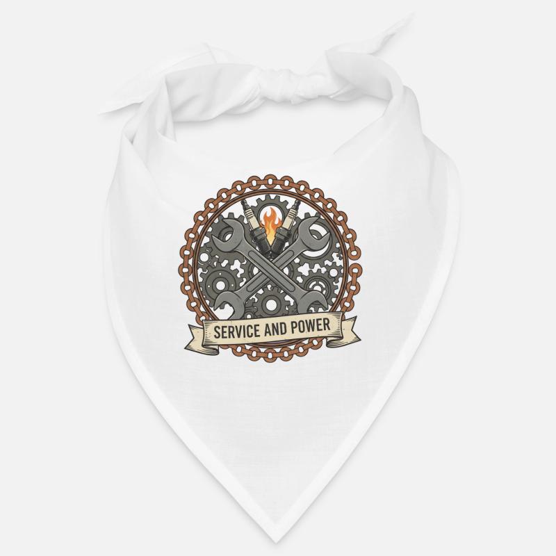 Motorcycle Biker V-Twin Motor Skull Tool Rocker Bandana