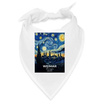 Weimar Germany Stadtansicht - Bandana - Weiß - Vorne