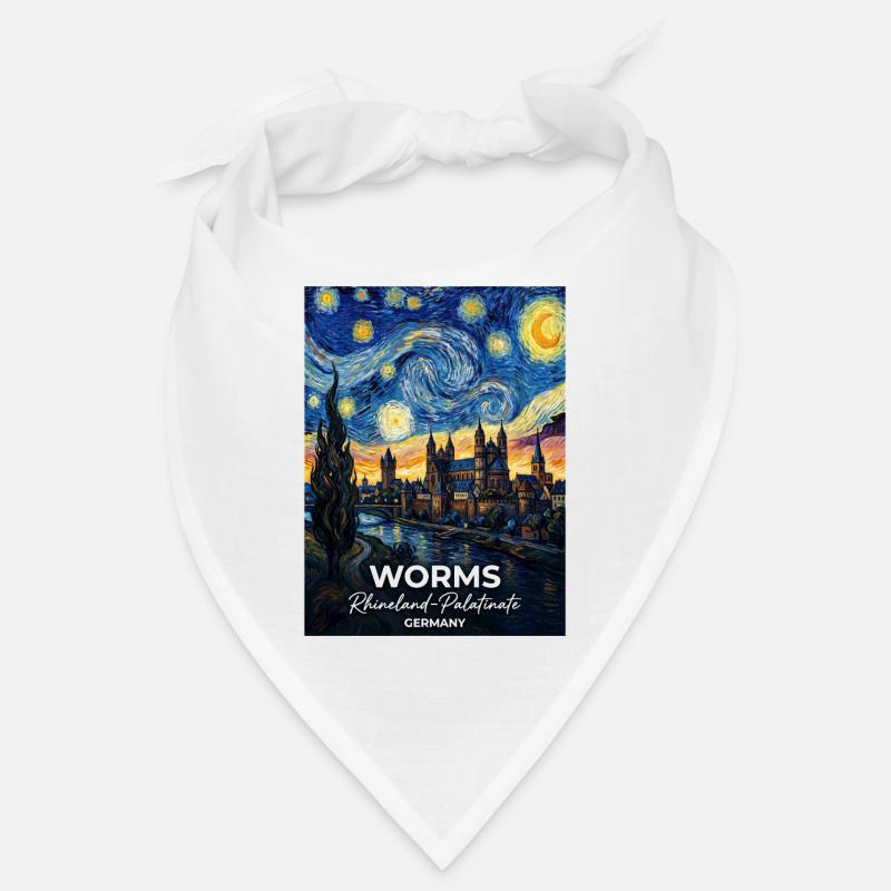 Worms Germany Sternennacht Bandana
