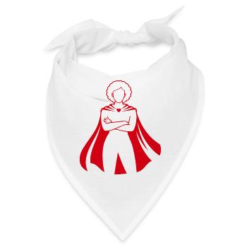 Social Worker Quote Hero Social Work - Bandana - Weiß - Vorne