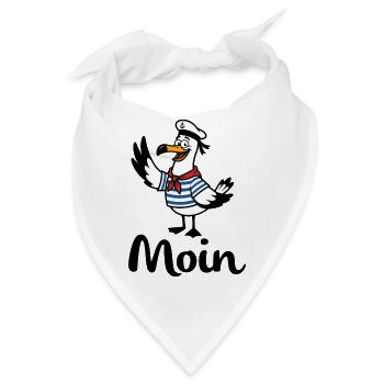 Möwe Moin Matrose - Bandana - Weiß - Vorne