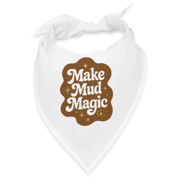 Schlamm-Magie | Töpfern Keramik - Bandana - Weiß - Vorne