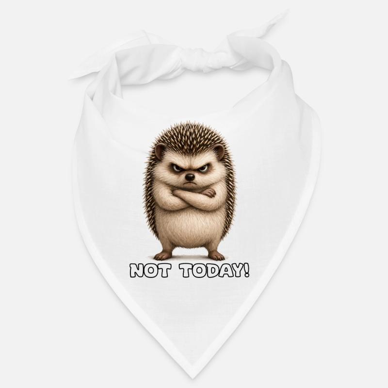 Not today hedgehogs with spines Bandana