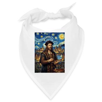 Albrecht Durer Sternennacht - Bandana - Weiß - Vorne