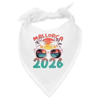Mallorca 2026 - Bandana - Weiß - Vorne