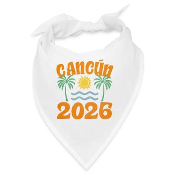 Cancun 2026 - Bandana - Weiß - Vorne