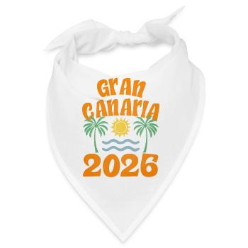 Gran Canaria 2026 - Bandana - Weiß - Vorne