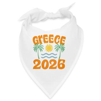 Greece 2026 - Bandana - Weiß - Vorne