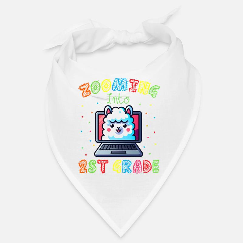 Rainbow Llama on Screen Bandana