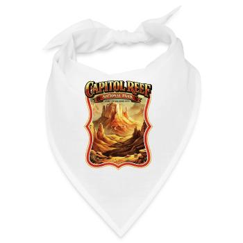Capitol Reef National Park - Bandana - Weiß - Vorne