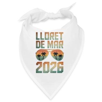 Lloret De Mar 2026 - Bandana - Weiß - Vorne