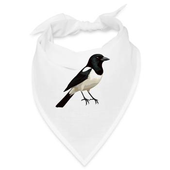 Elstern Elster - Bandana - Weiß - Vorne