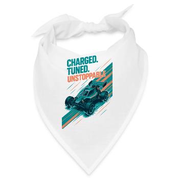 Geladen, getunt, unaufhaltbar | RC Buggy - Bandana - Weiß - Vorne