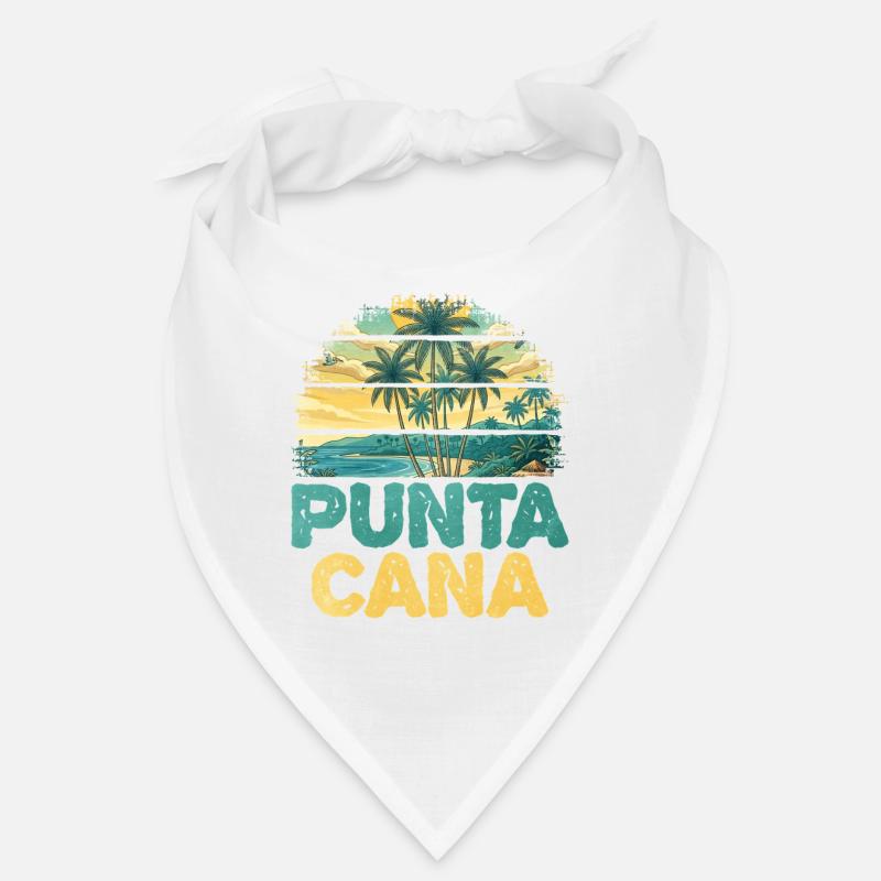 Punta Cana Tropical Beach Artwork Bandana