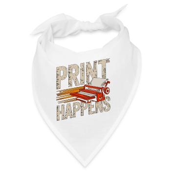 Print Designer Print Happens Creative Designer - Bandana - Weiß - Vorne