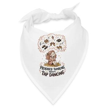 Stepptanz Stepptanz Tanz - Bandana - Weiß - Vorne