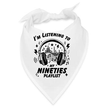 Ich höre meine Neunziger-Playlist - Bandana - Weiß - Vorne