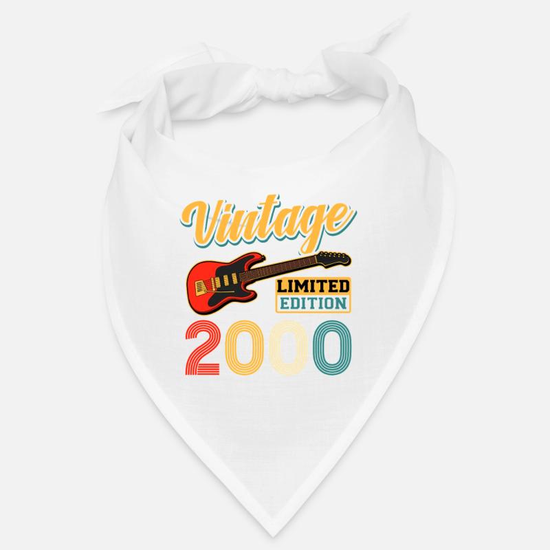Vintage Guitar Édition Limitée Design 2000 Bandana