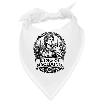 Alexander der Grosse King of Macedonia Antike - Bandana - Weiß - Vorne