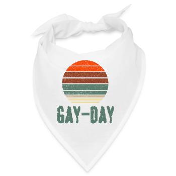 Gay Day - Bandana - Weiß - Vorne