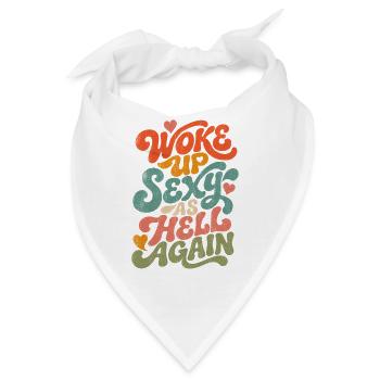Wake Up Sexy Again - Bandana - Weiß - Vorne