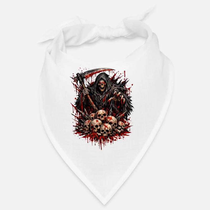 Faucheuse et Tas de Crânes Bandana