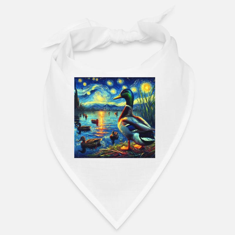Nuit étoilée de canard colvert Bandana