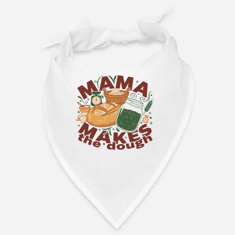 Sauerteigbrot Backer Bäckerin Mama macht den Teig Bandana