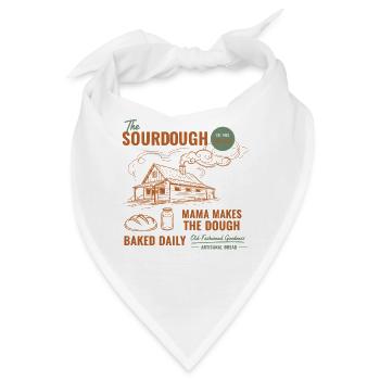 sourdough Bread Baking Baker Sourdough Starter Era - Bandana - Weiß - Vorne