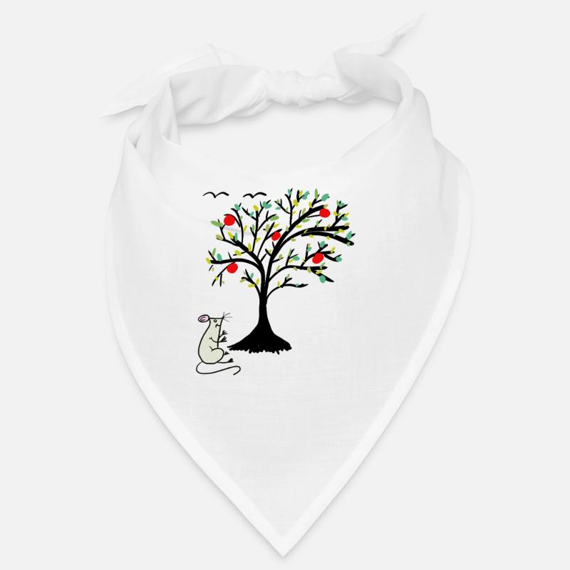 Cute Mouse Apples Apple Tree Child Bandana
