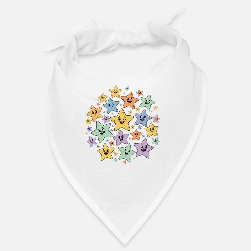 Colorful Star Explosion Bandana