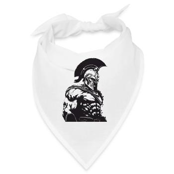 Spartaner Gladiator Bodybuilding - Bandana - Weiß - Vorne