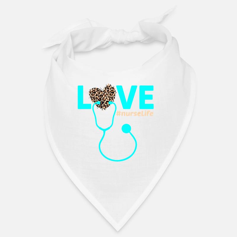 Liebe Nursing Leopard Heart Bandana