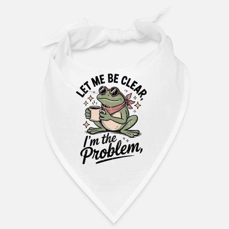 Koffeinhaltiger Frosch: Ich bin das Problem Bandana