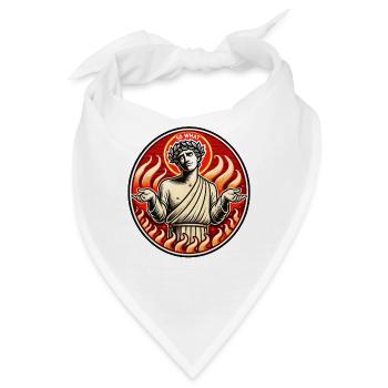 Fegefeuer des flammengebundenen Heiligen Dante - Bandana - Weiß - Vorne