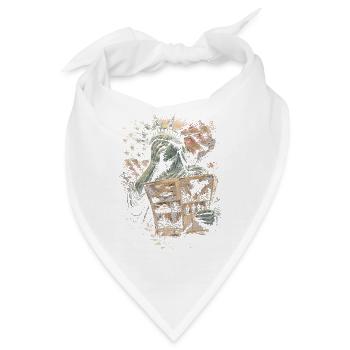 Veterans Day Für Demokraten - Bandana - Weiß - Vorne