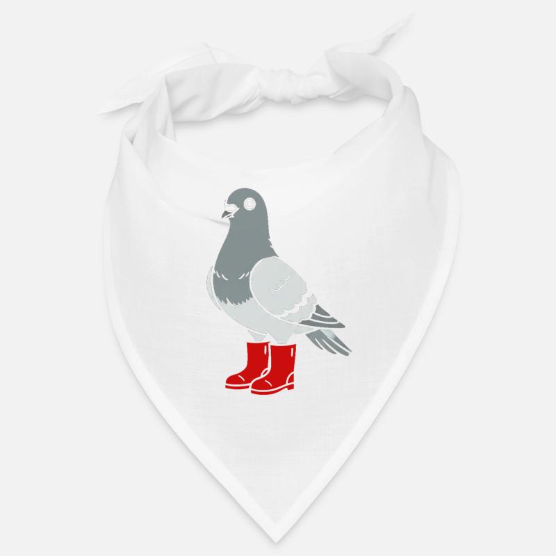 Colombe en bottes rouges Bandana
