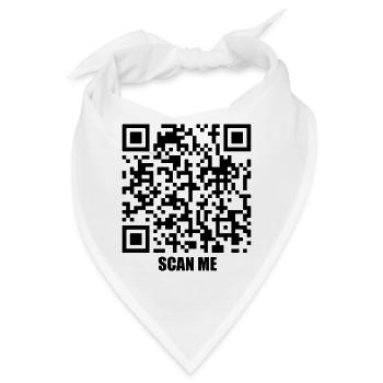 Quote Message – Three Seconds - Bandana - Weiß - Vorne