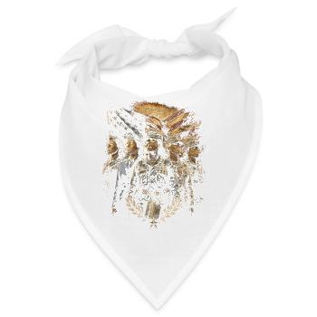 Veterans Day Für Demokraten - Bandana - Weiß - Vorne