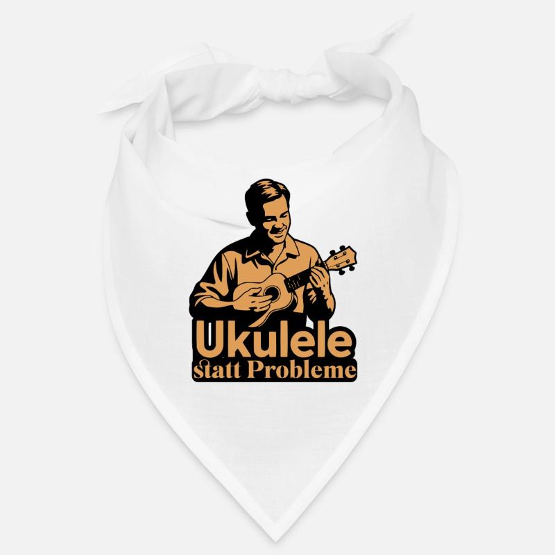 Ukulele Instead of Problems Funny Ukulele Saying Bandana
