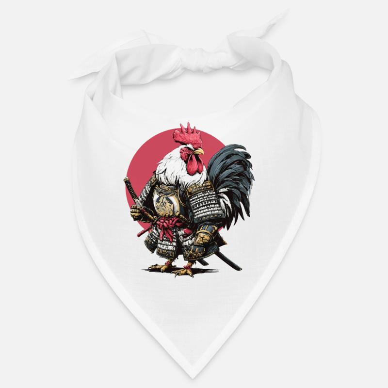Rooster Samurai Armor Bandana