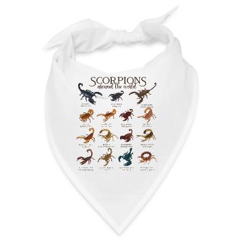 Skorpione weltweit - Skorpion - Bandana - Weiß - Vorne