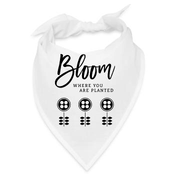 Bloom - Bandana - Weiß - Vorne