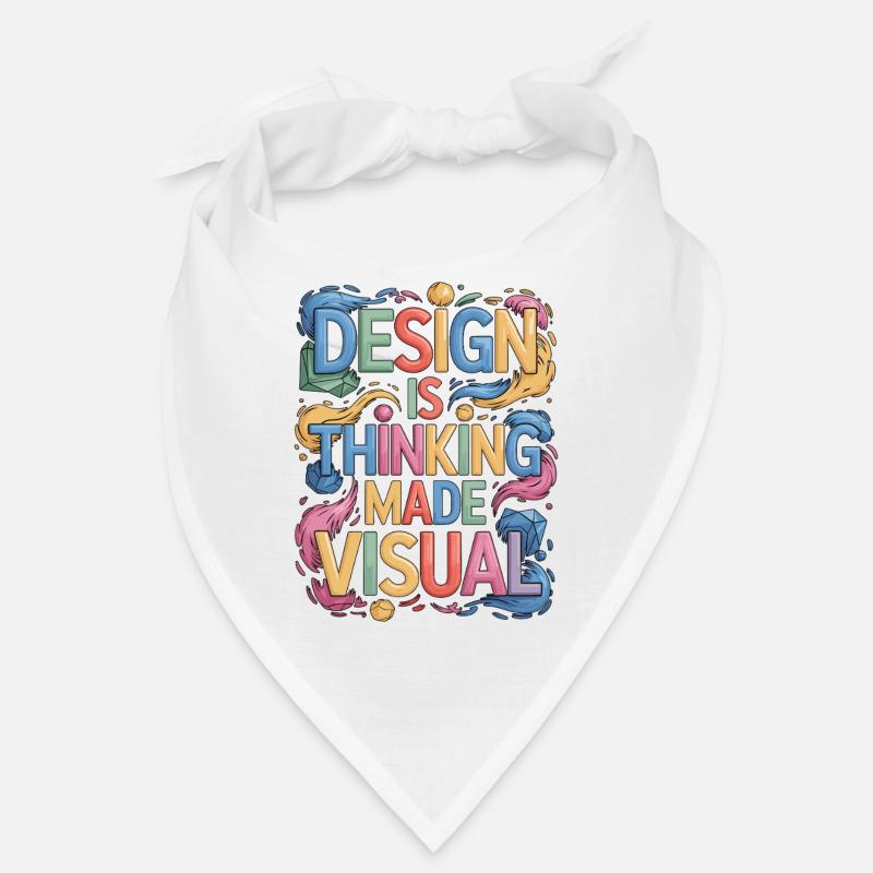 Graphic Designer Design Is Thinking Graphic Artist Bandana