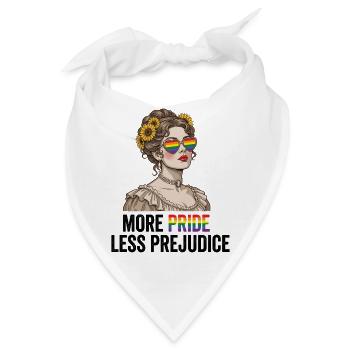 LGBTQ-Pride-Monat – Mehr Pride, weniger Vorurteile - Bandana - Weiß - Vorne
