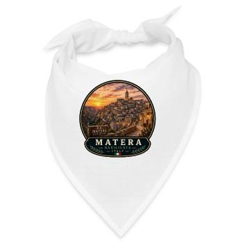 Matera Italien Urlaub Mittelmeer Historisch Altsta - Bandana - Weiß - Vorne
