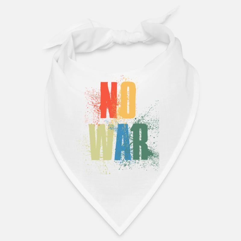 NO WAR – Statement for peace against war Bandana