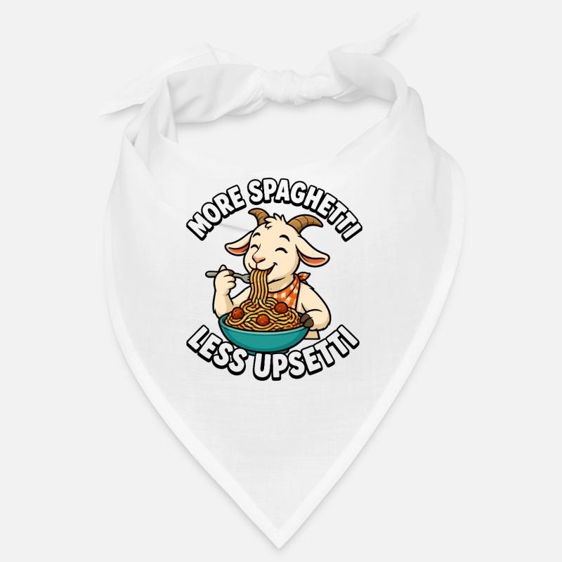 More spaghetti, less trouble – spaghetti for goats Bandana