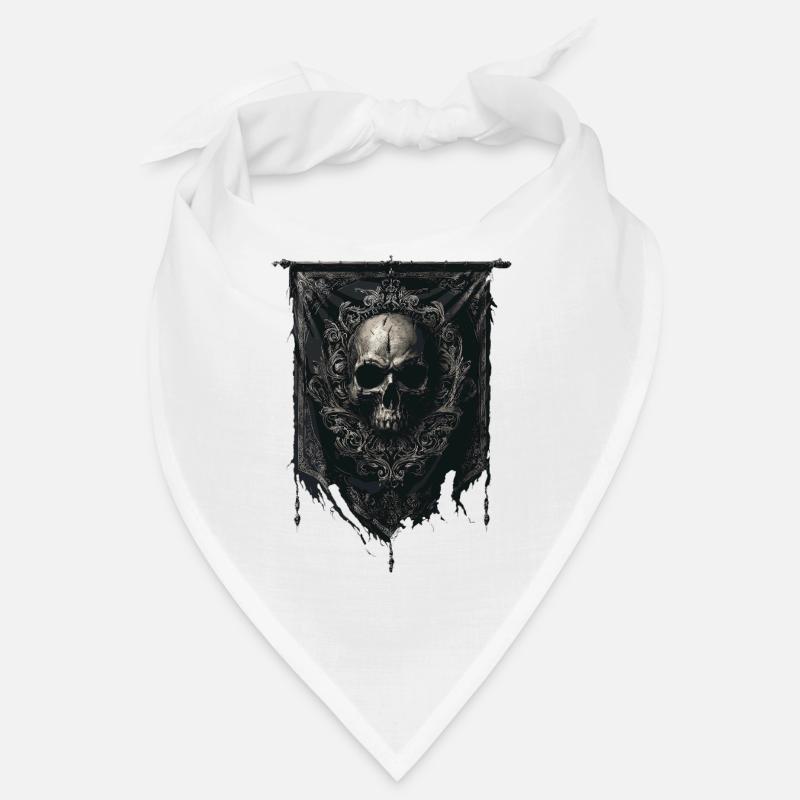 Gothic Banner - Skull with Embellishments Bandana