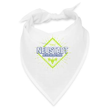Neustadt an der Weinstraße Vintage Reben Souvenir - Bandana - Weiß - Vorne